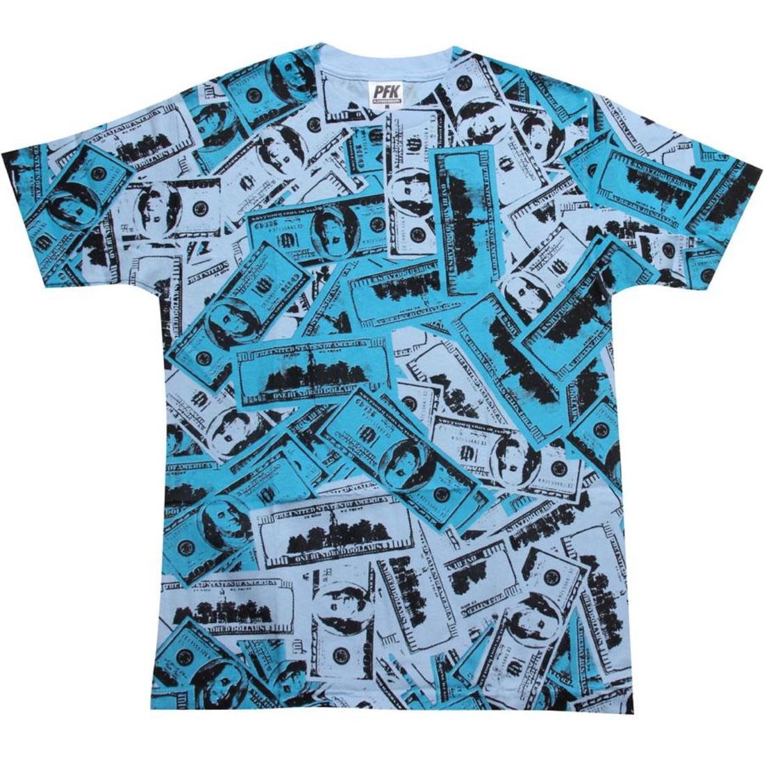 Playing For Keeps Hundred Bills Tee (blue)