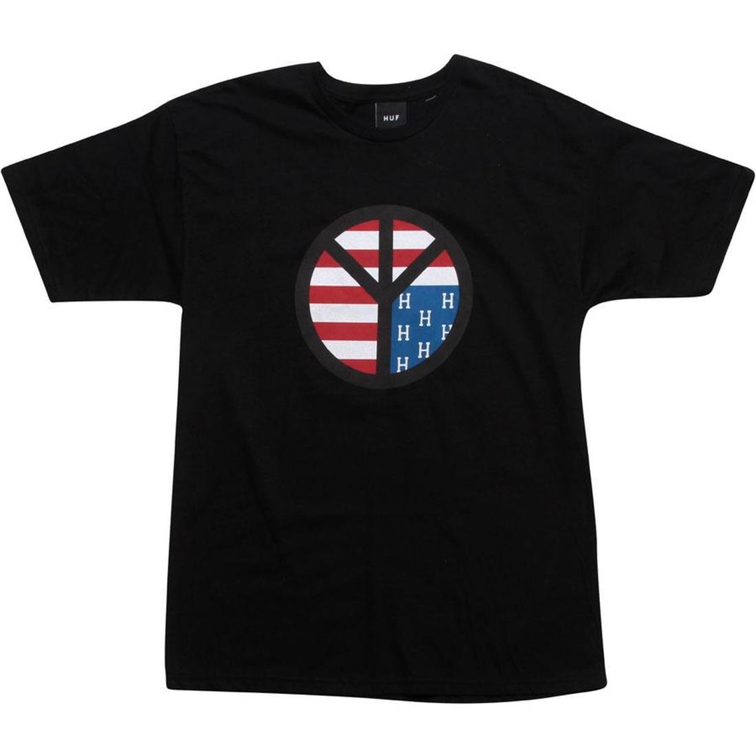 Huf Down with Peace Tee (black)