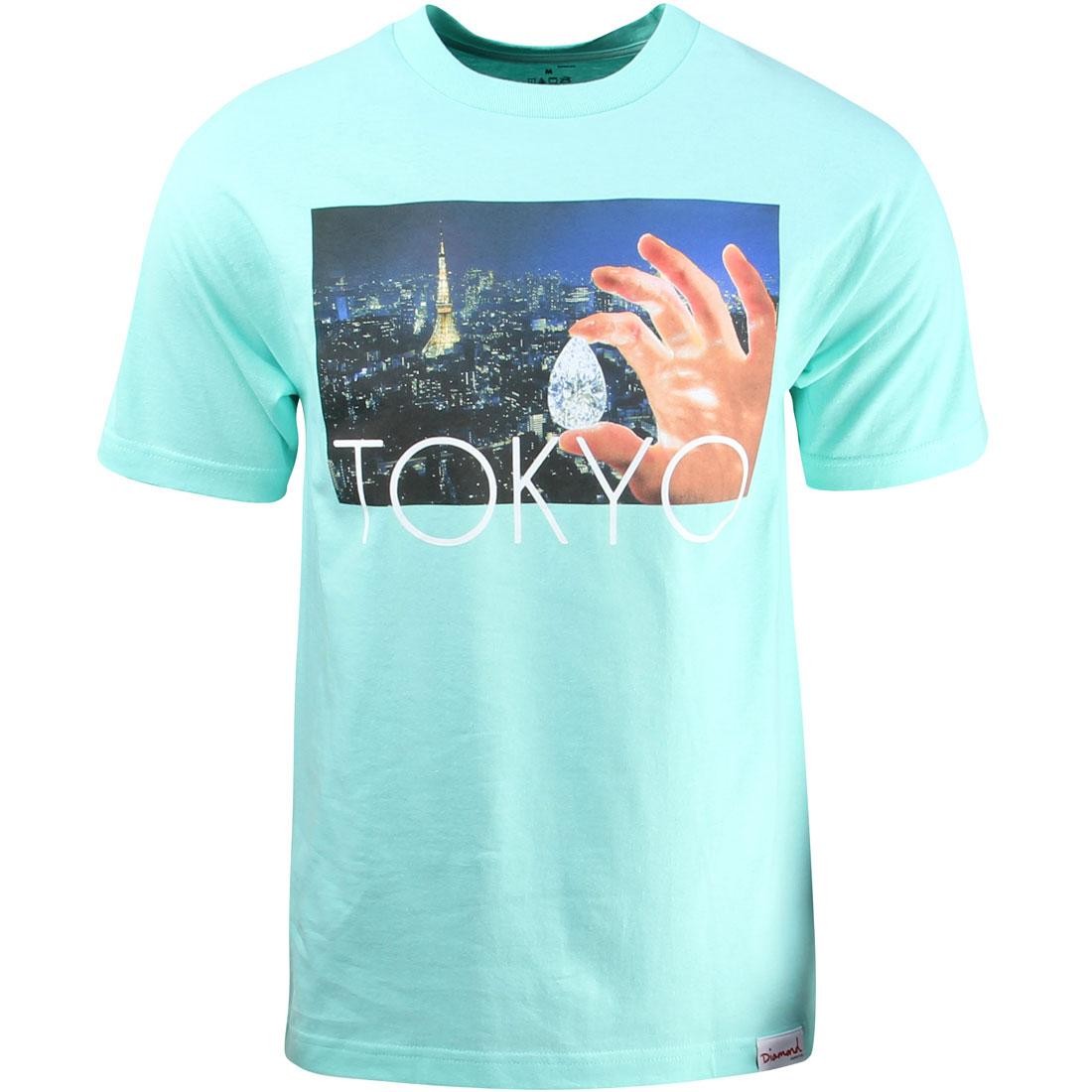Diamond Supply Co Men Tokyo Life Tee (blue / diamond blue)