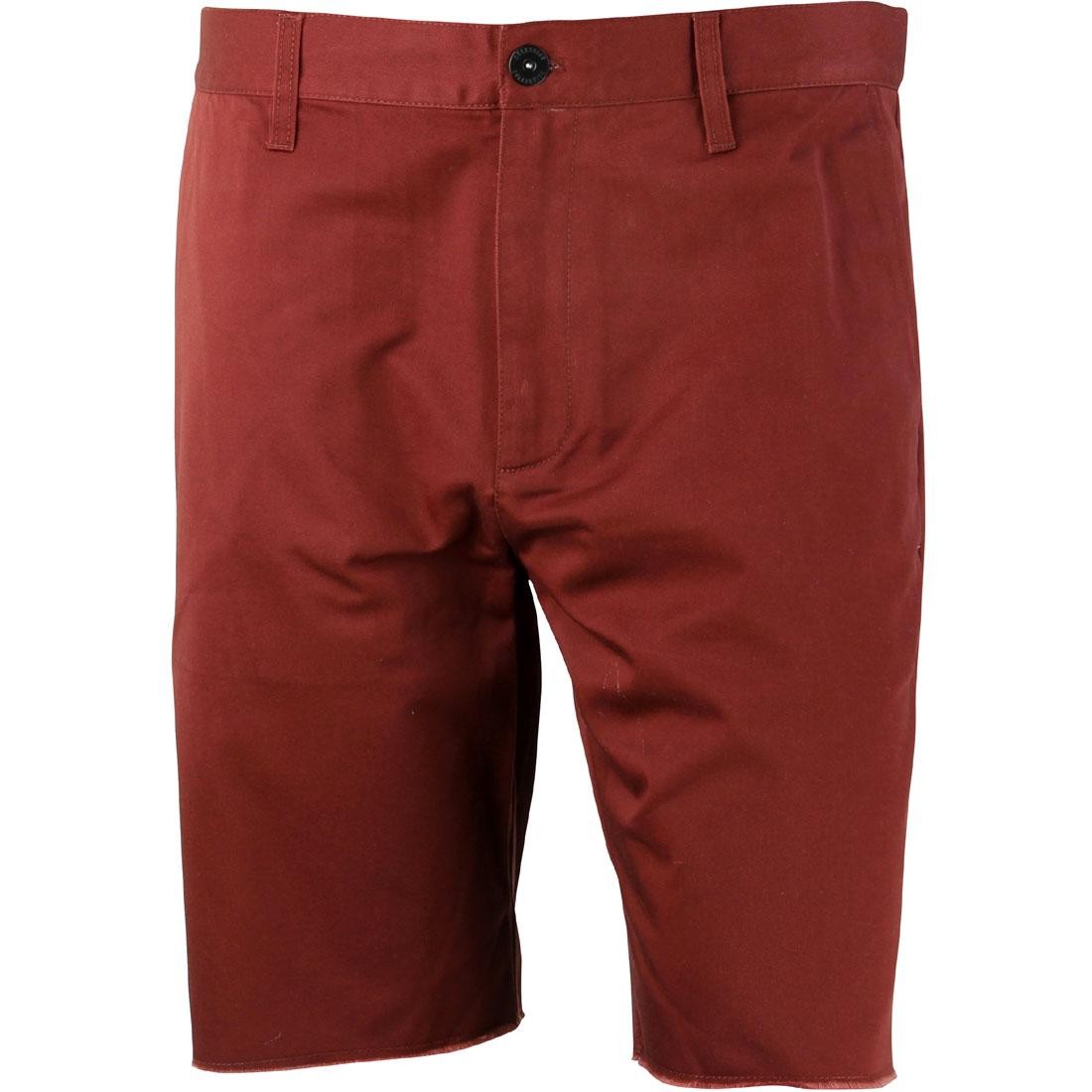 RVCA Men Dayshift Cutoff Shorts - Recession Pack (burgundy / red earth)