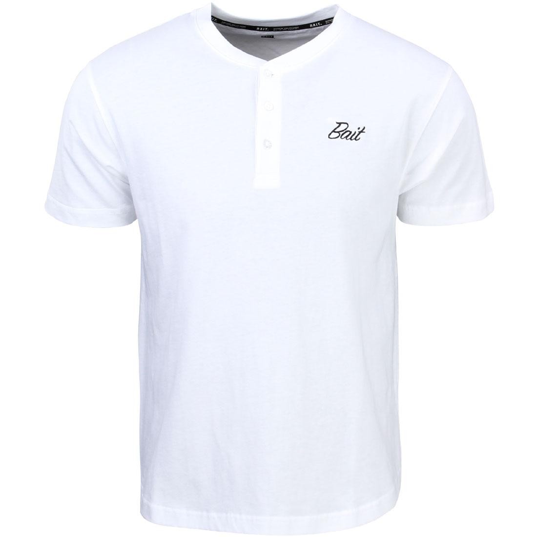 BAIT Men Core Henley Tee (white)