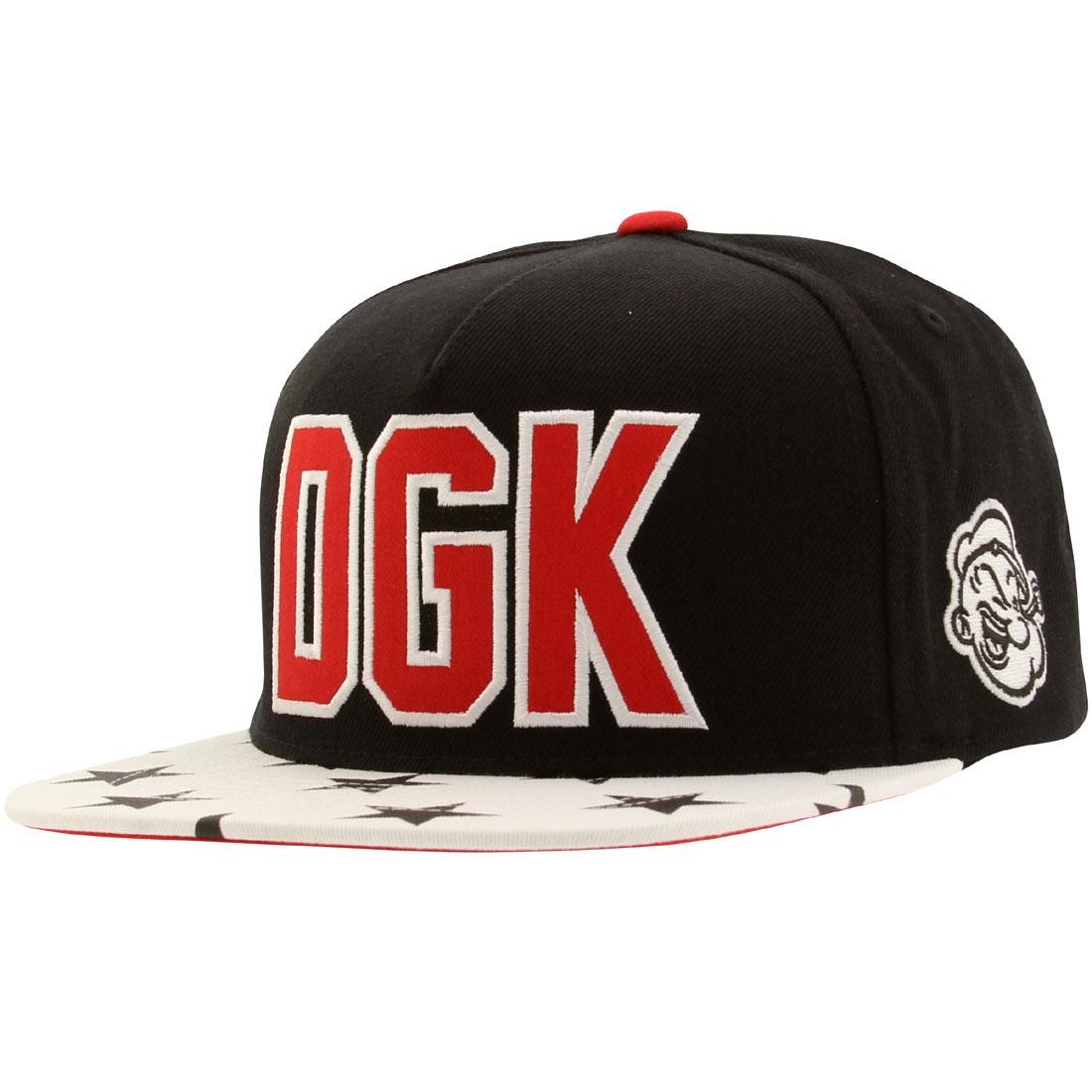 DGK x Popeye Snapback Cap (black)
