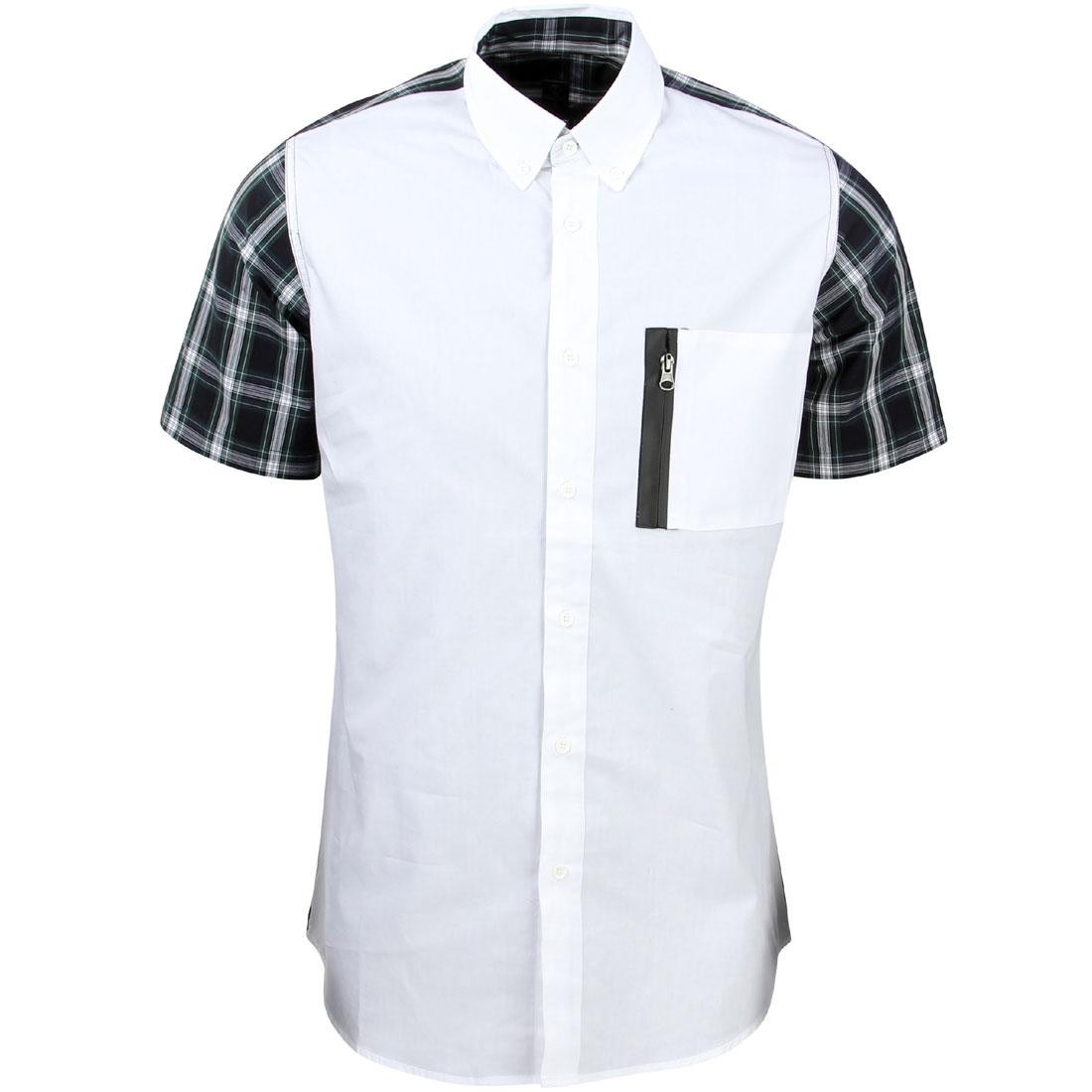 Unyforme Men Hoffman Woven Short Sleeve Shirt (white)