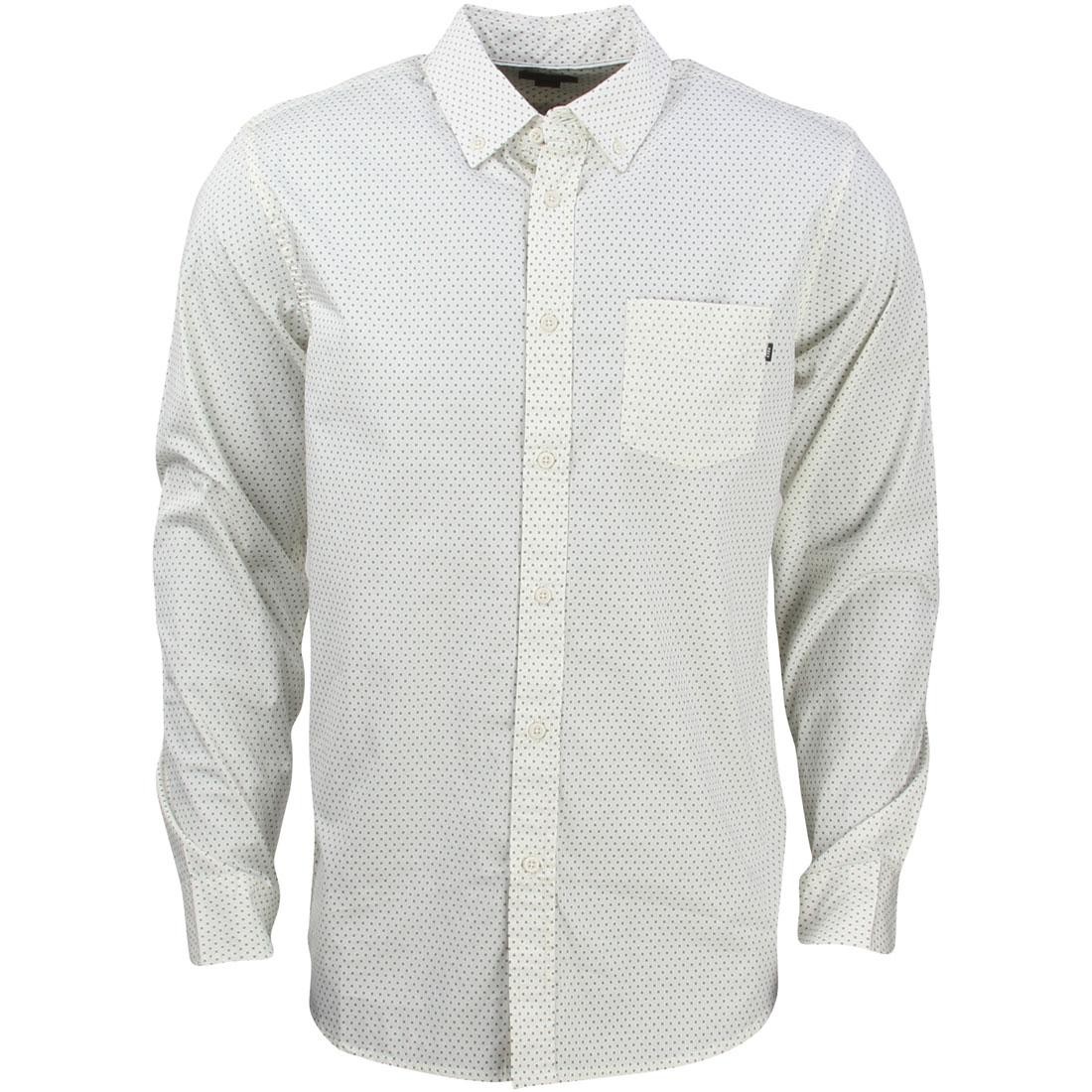 Obey Men Cilo Woven Shirt (white / cream multi)