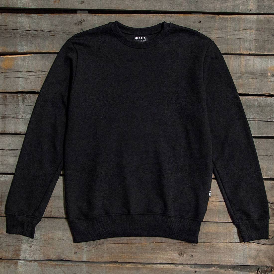 BAIT Men Premium Crew Neck Sweater - Made in Los Angeles (black)