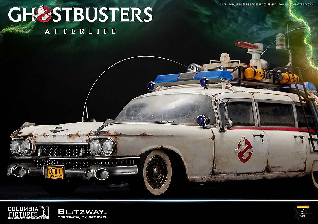 Blitzway Ghostbusters Afterlife ECTO-1 1/6 Scale Vehicle (white)