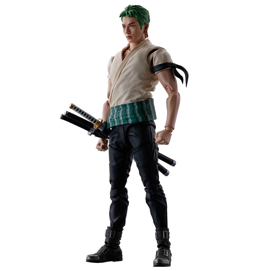 Bandai S.H.Figuarts A Netflix Series One Piece Roronoa Zoro Figure (green)
