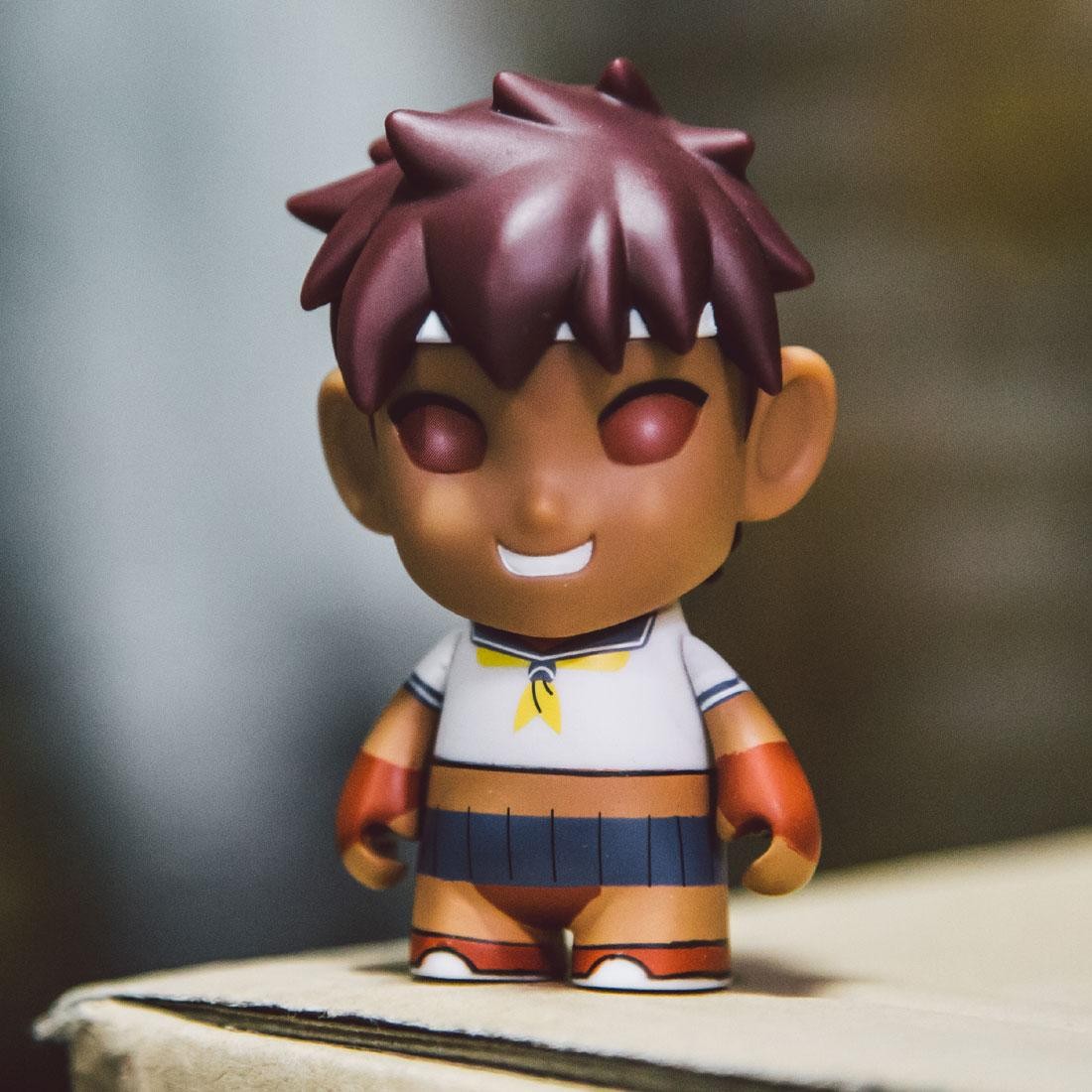 BAIT Exclusive Kidrobot Street Fighter Dark Sakura 3 Inch Figure (black)