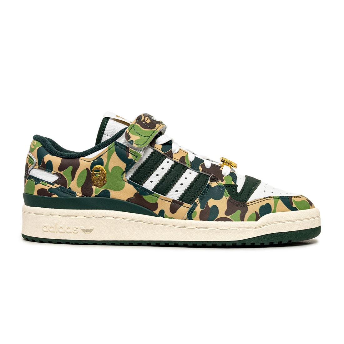 Adidas x Bape Men Forum 84 Bape Low (green / core white / metallic gold)