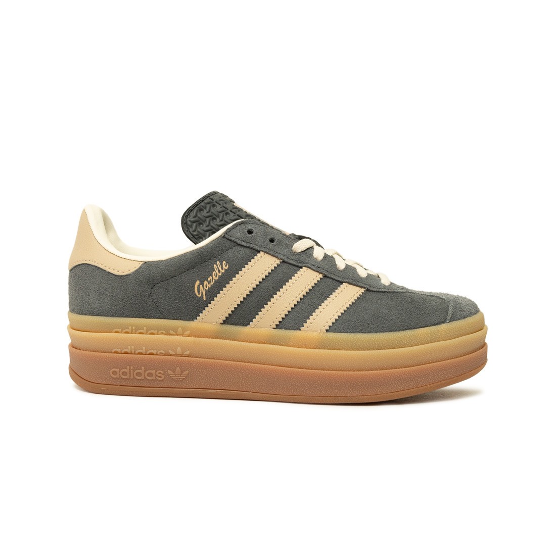 Adidas Women Gazelle Bold (gray / magic beige / cream white)