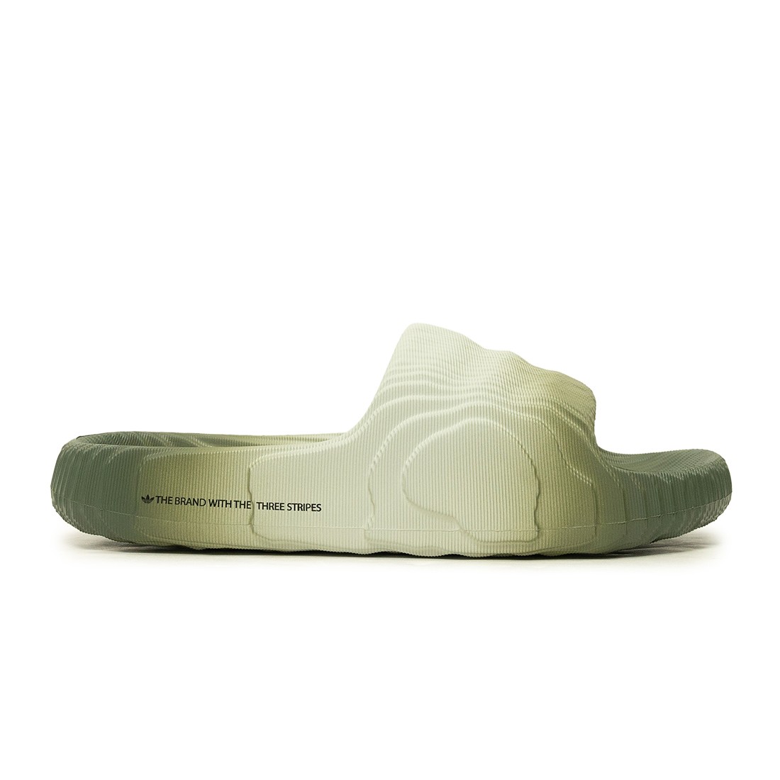Adidas Men Adilette 22 (silver / silver green / core black)