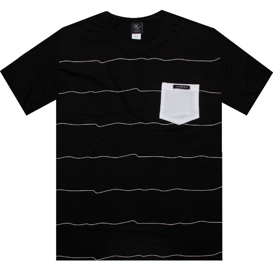 Akomplice Hand Made Tee (black / white)