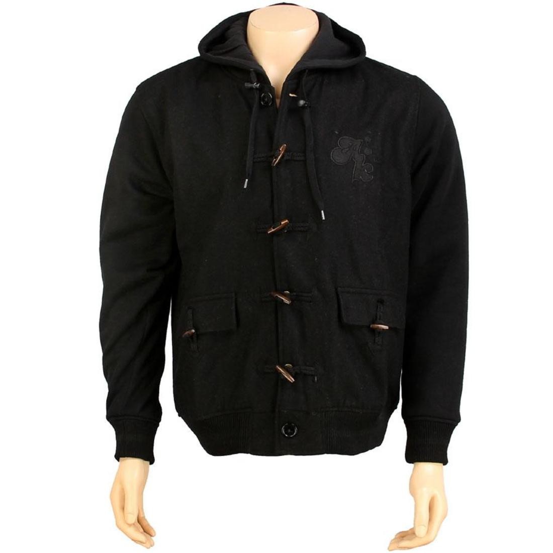 Akomplice Toggle Varsity Jacket (black)