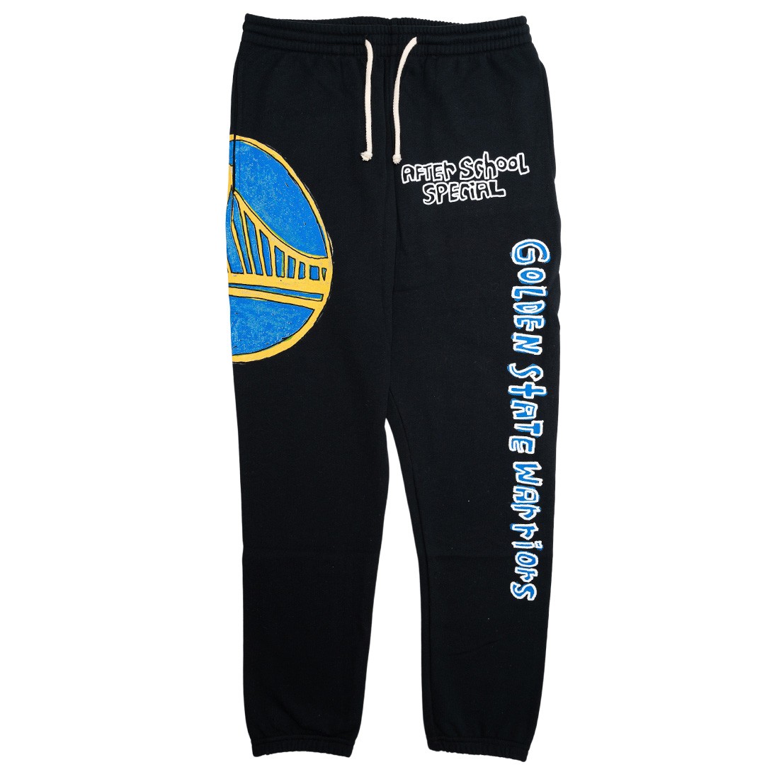 After School Special x NBA Men Warriors Doodle Sweatpants (black)