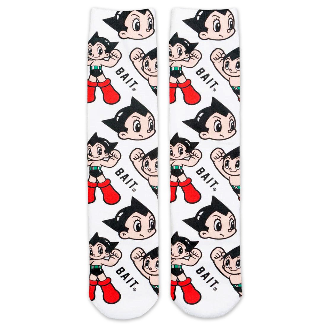 BAIT x Astro Boy Men Astro Boy Pattern Socks (white) 1S