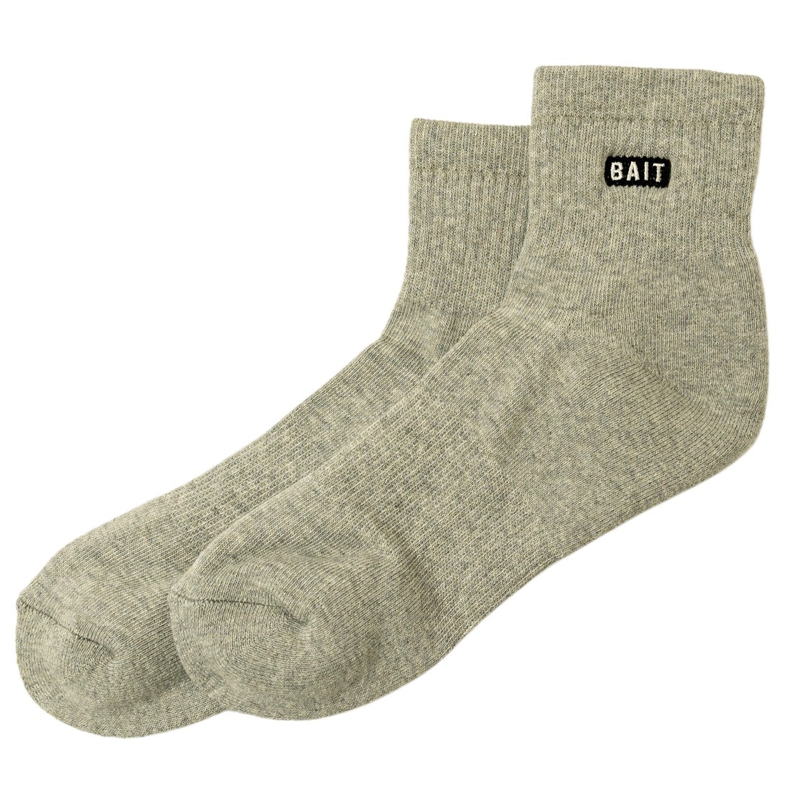 BAIT Men BAIT Bitemark Quarter Socks - Made In Japan (gray)