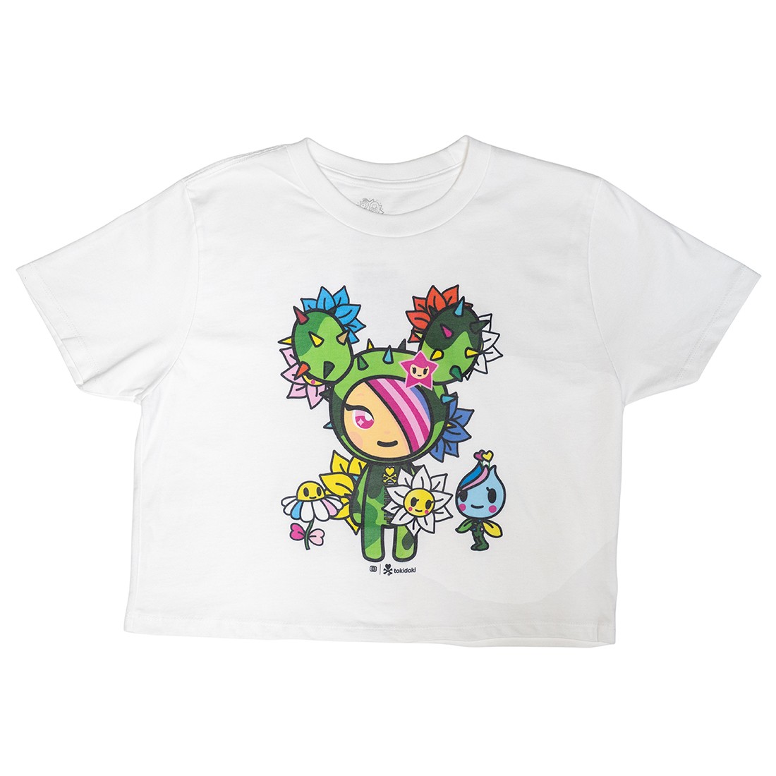 BAIT x Tokidoki Women Bloomin Sandy Boxy Tee (white)
