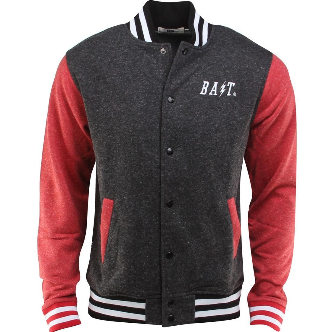 BAIT Baseball Jacket (black / red)