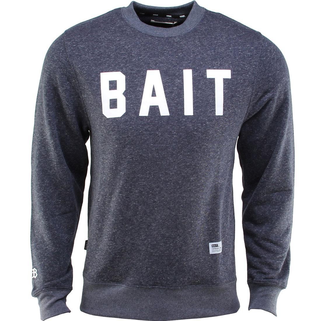 BAIT Invisible Pockets Fitted Crewneck (navy)