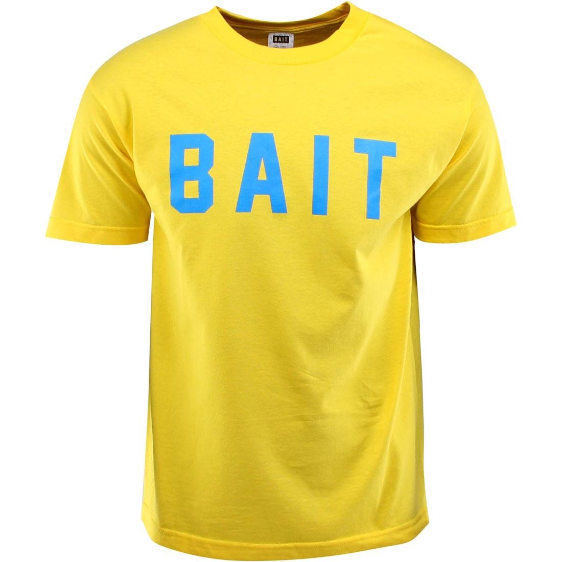 BAIT Logo Tee (yellow / blue)