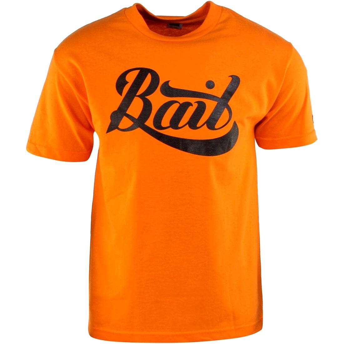 BAIT Script Logo Tee (orange / black)