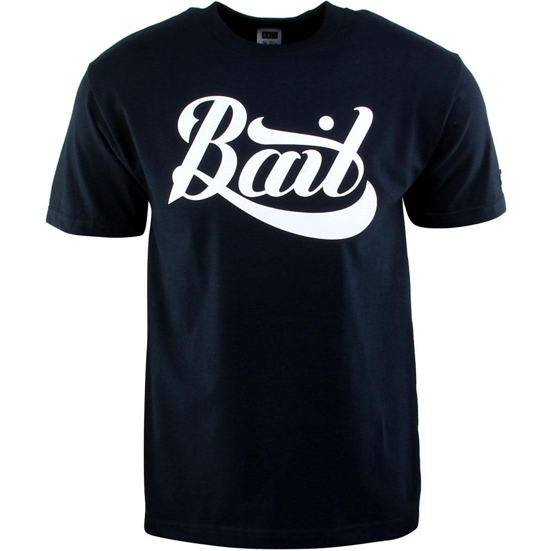 BAIT Script Logo Tee (navy / white)