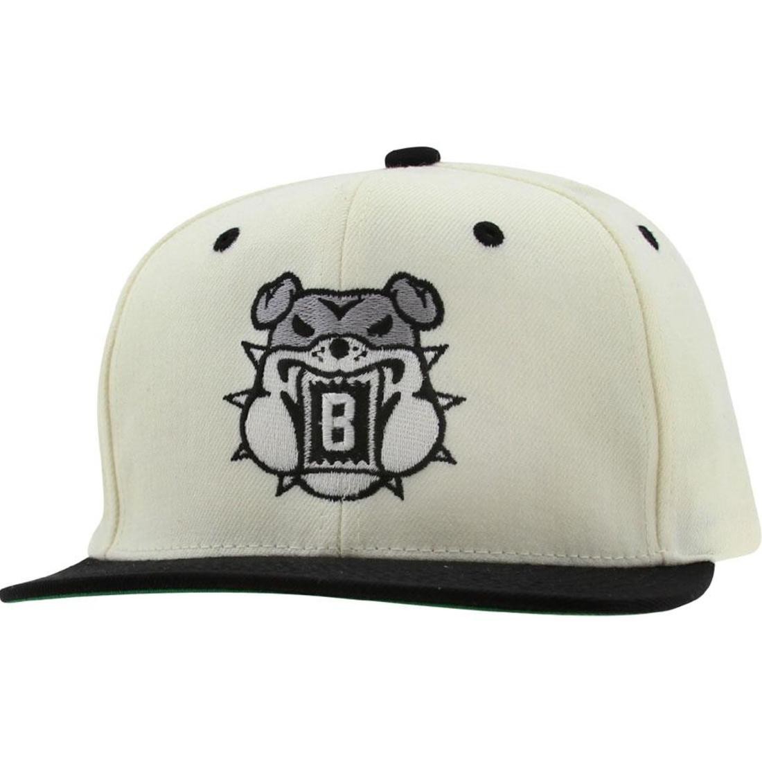 BAIT Bulldog Snapback Cap (natural / black  / grey)