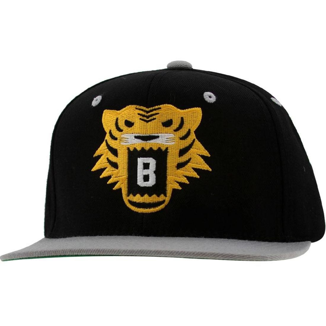 BAIT Tiger Snapback Cap (black / silver / yellow)