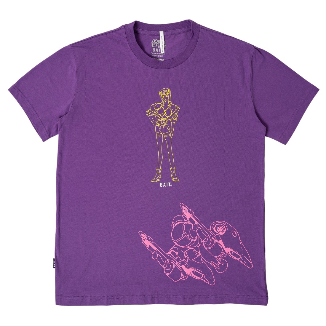 BAIT x Cowboy Bebop Men Faye Valentine Tee (purple)
