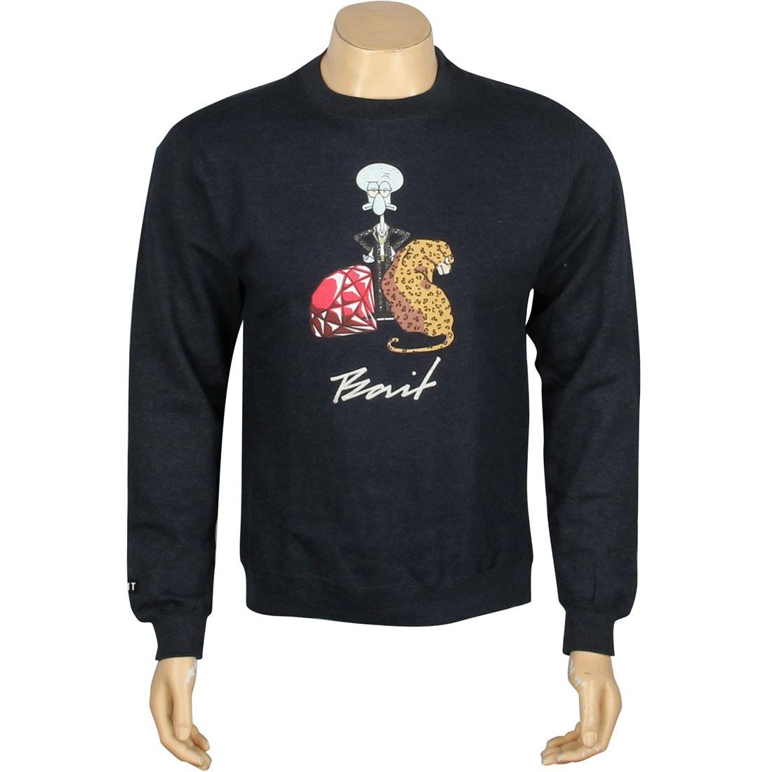 BAIT x SpongeBob Squidward Crewneck (navy / heather)