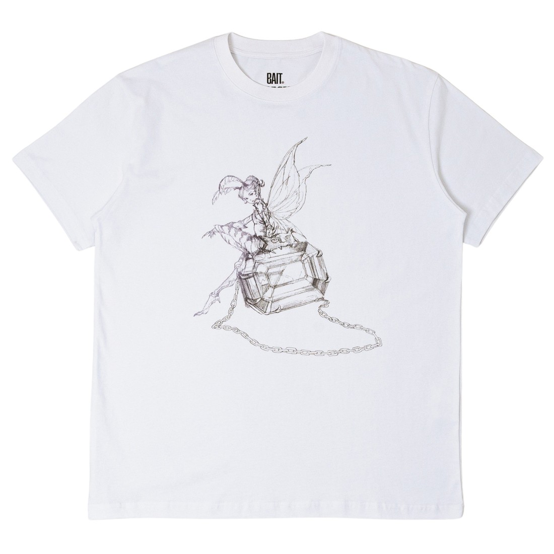 BAIT x Evyn Fong x Magic The Gathering Men Mox Emerald Tee Black And White (white)