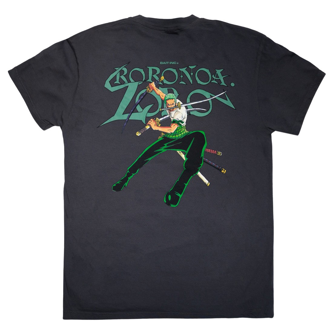 BAIT x One Piece Men BAIT Zoro Tee (gray)