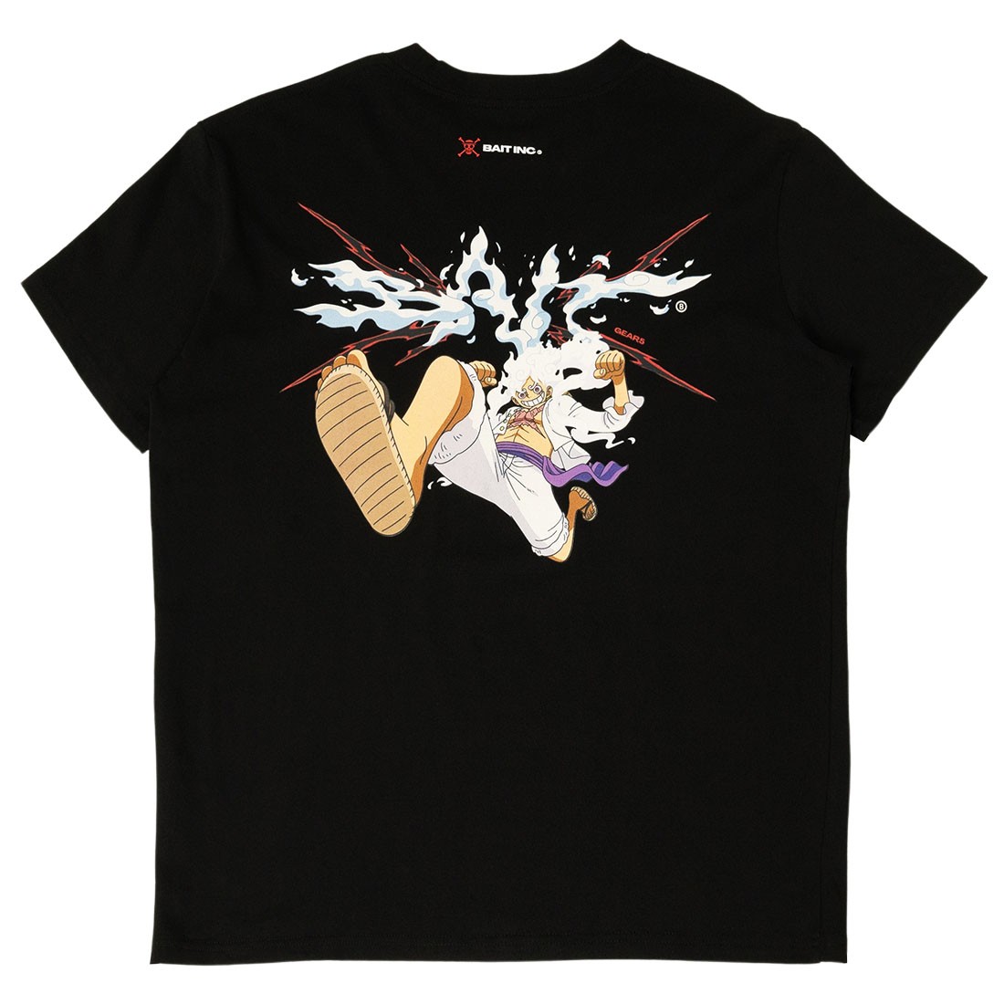 BAIT x One Piece Men Monkey D Luffy Tee (black)