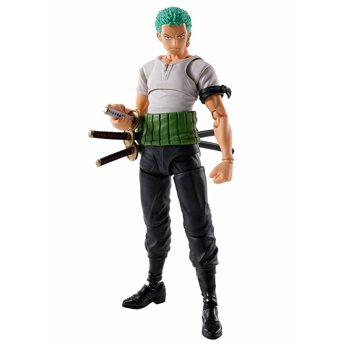 Bandai S.H.Figuarts One Piece Roronoa Zoro Romance Dawn Figure (green)
