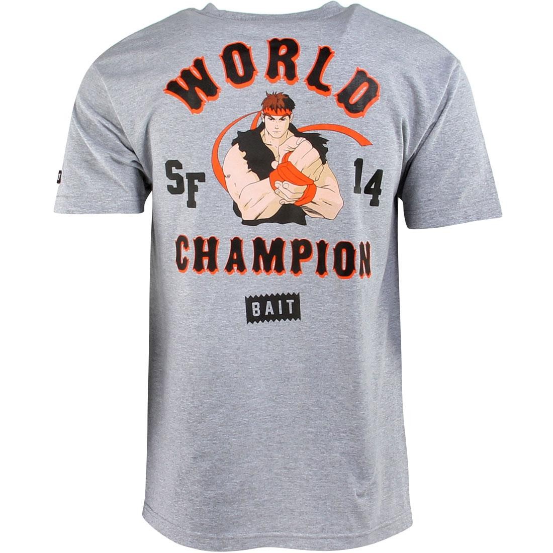 BAIT x Street Fighter Ryu Championship 2014 Tee (gray / heather gray)