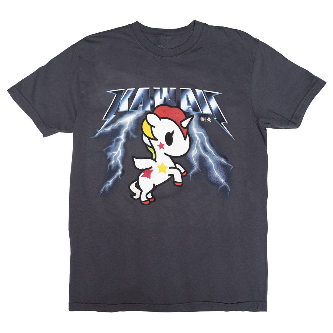BAIT x Tokidoki Men SDCC Unicorno Tour Tee (black / graphite washed)