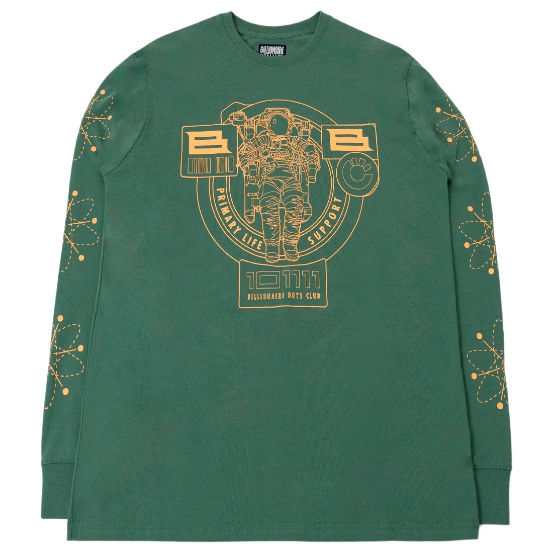 Billionaire Boys Club Men Process Long Sleeve Tee (olive / comfrey)