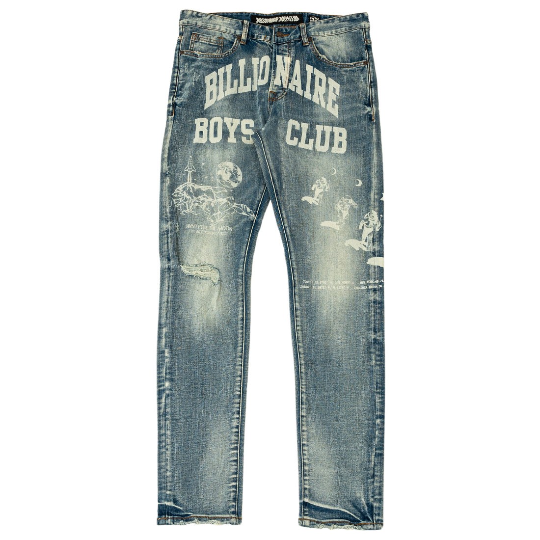 Billionaire Boys Club Men Trek Jeans (blue / halo)