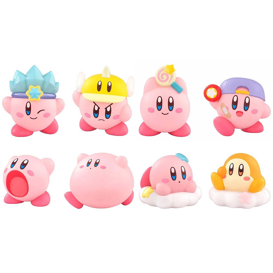 Bandai Shokugan Kirby's Dream Land Kirby Friends Vol 2 Set of 12 Figures (pink)