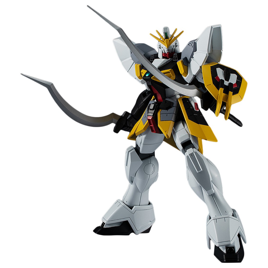 Bandai Gundam Universe New Mobile Report Gundam Wing XXXG-01SR Gundam Sandrock Figure (white)