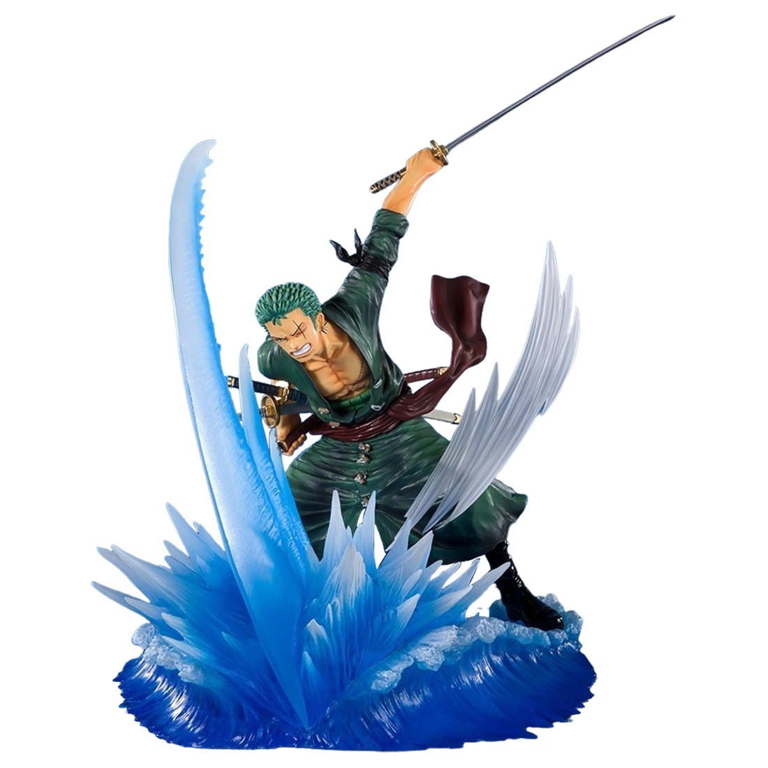Bandai Figuarts Zero One Piece Yakkodori Roronoa Zoro Figure (green)