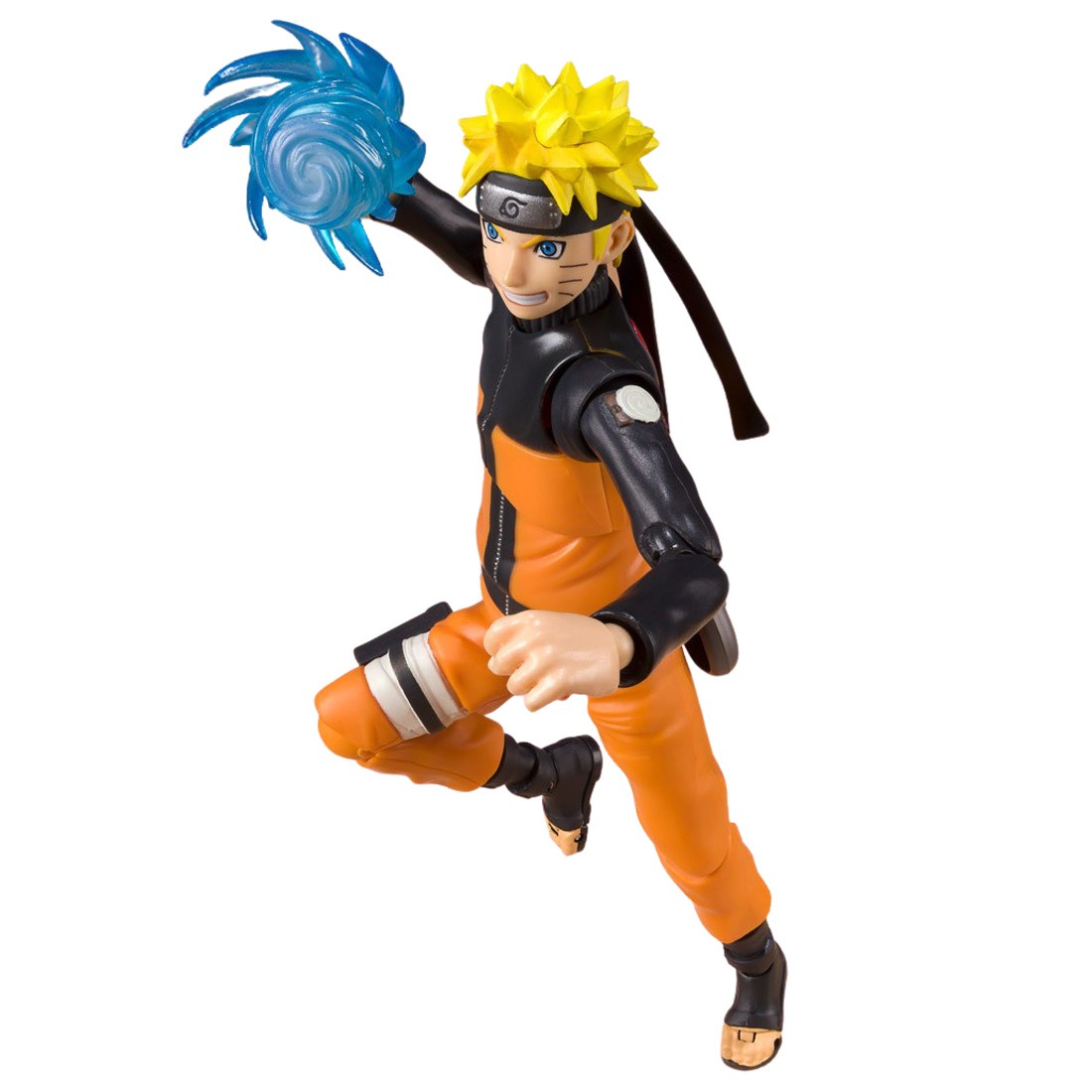 Bandai S.H.Figuarts Naruto Shippuden Naruto Uzumaki Best Selection New Package Ver. Figure (orange)