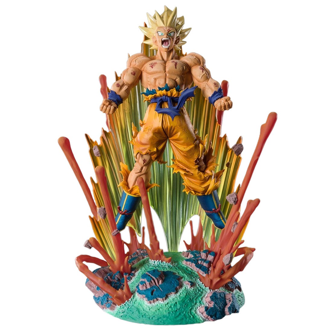 Bandai Figuarts Zero Dragon Ball Z Extra Battle Super Saiyan Son Goku Are You Talking About Krillin Figure (orange)