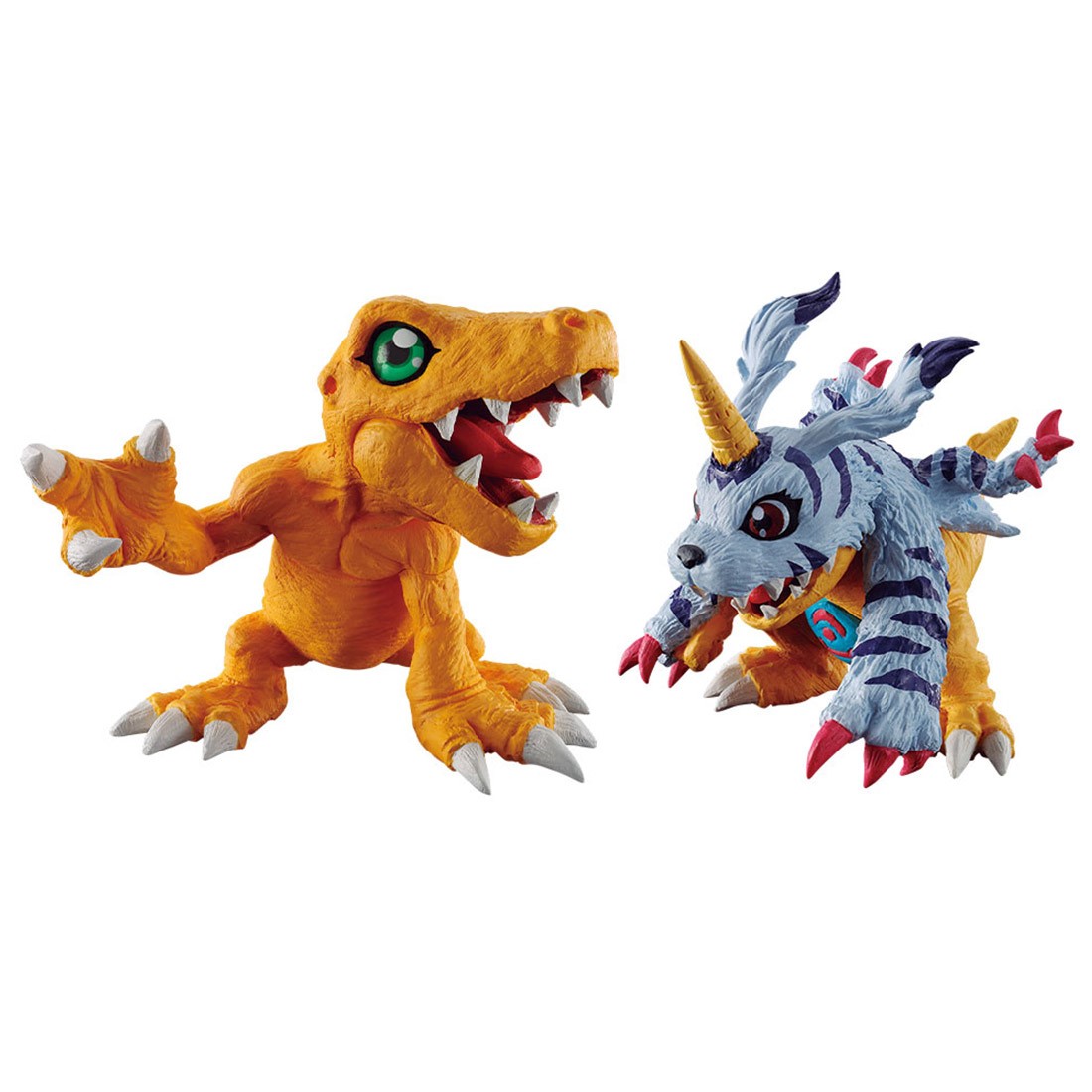 Bandai Ichibansho Digimon Adventure Digimon Ultimate Evolution Agumon and Gabumon Figure (yellow)