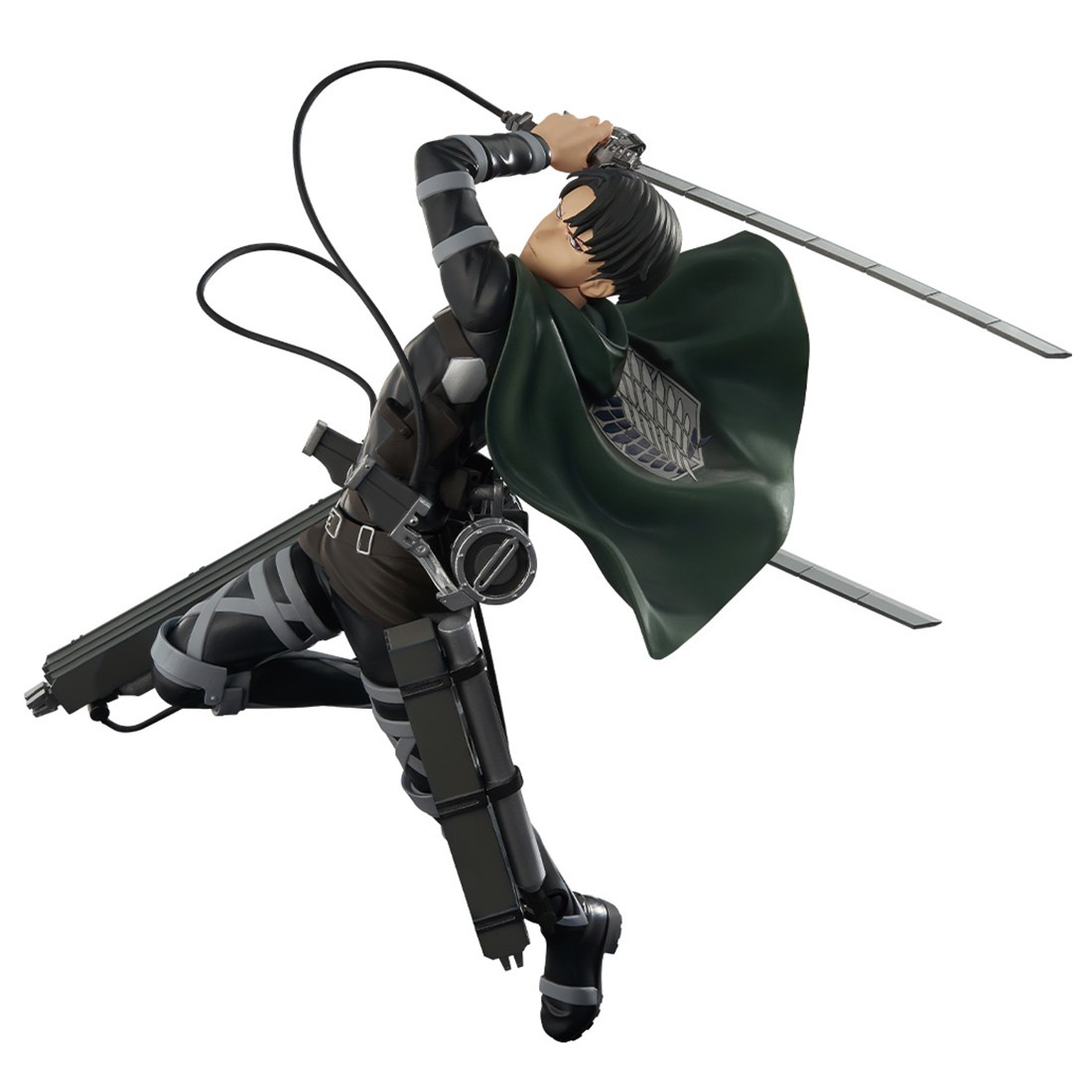Bandai Ichibansho Attack on Titan Freedom Seeking Levi Ackerman Figure (black)