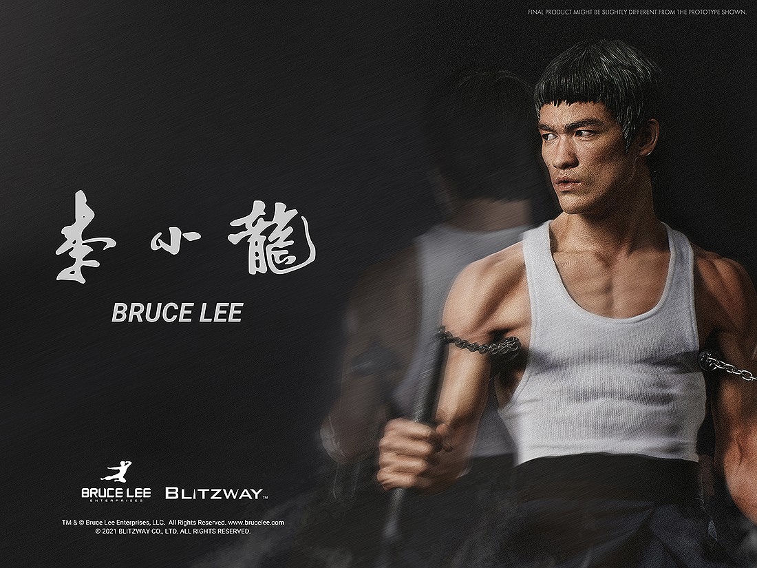 Blitzway Bruce Lee Tribute Statue Ver. 4 1/4th Scale Hybrid Type Statue (white)
