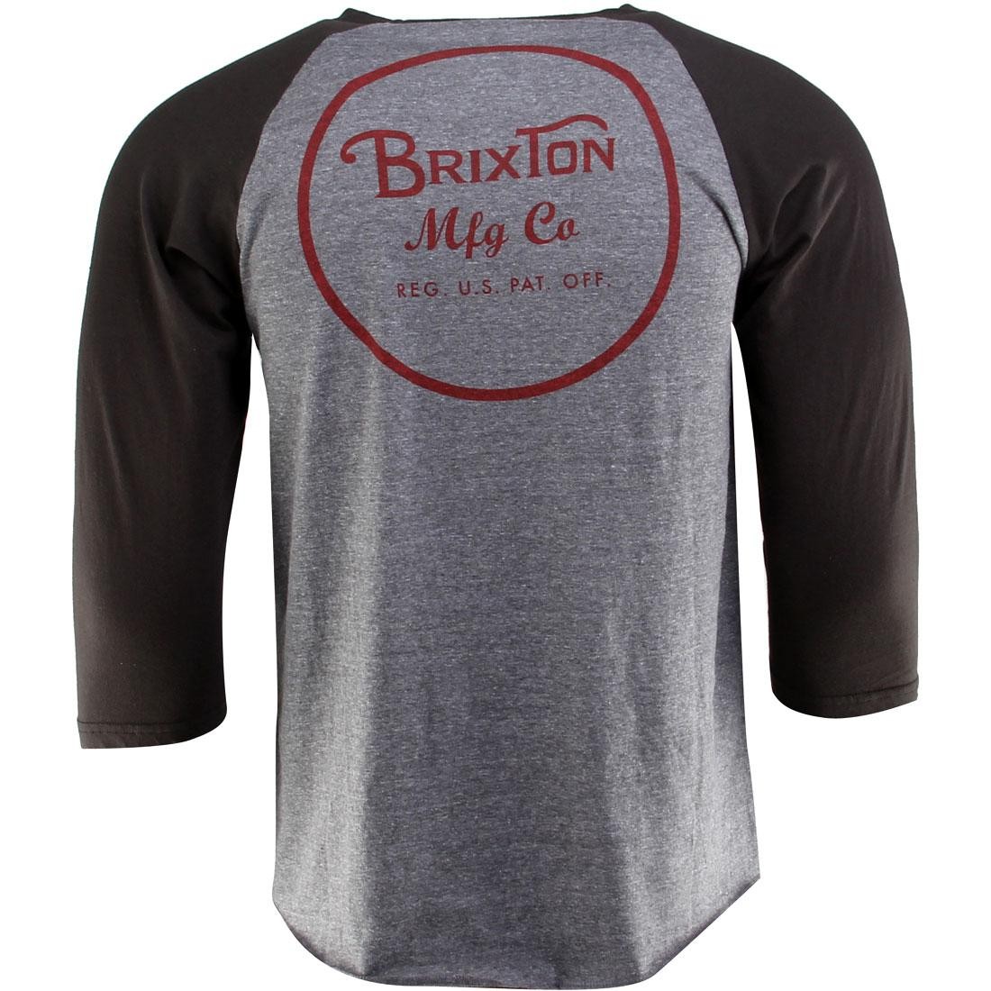 Brixton Wheeler Raglan Tee (gray / heather gray)