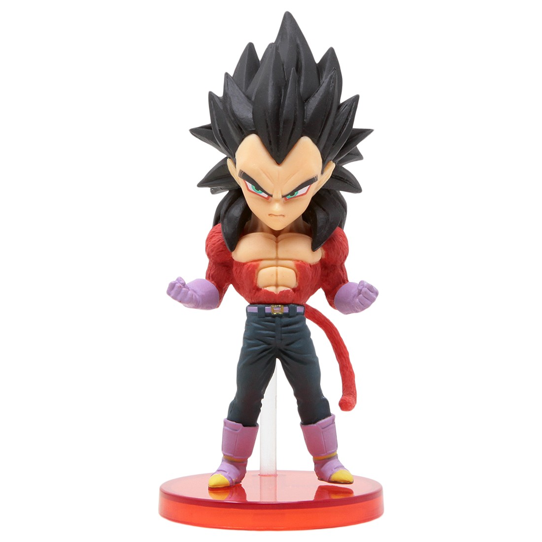 Banpresto Dragon Ball GT World Collectable Figure Vol 1 - 005 Super Saiyan 4 Vegeta Figure (red)