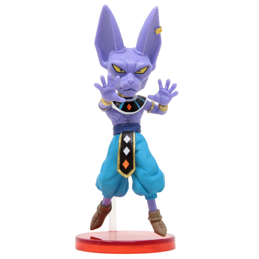 Banpresto Dragon Ball Super World Collectable Figure Battle Of Saiyans Vol.5 - 25 God Of Destruction Beerus (purple)