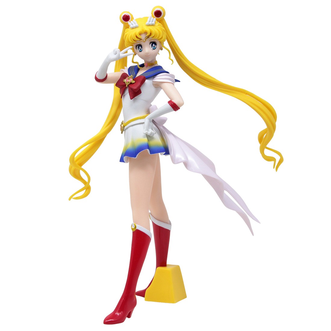 Banpresto Pretty Guardian Sailor Moon Eternal The Movie Glitter And Glamours Super Sailor Moon II Ver. B Figure (yellow)